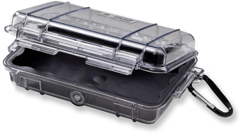 Кейс Pelican 1040 Micro Case прозрачный с черным вкладышем 1040-025-100